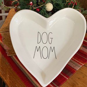 RAE DUNN Dog Mom Decorative Plate